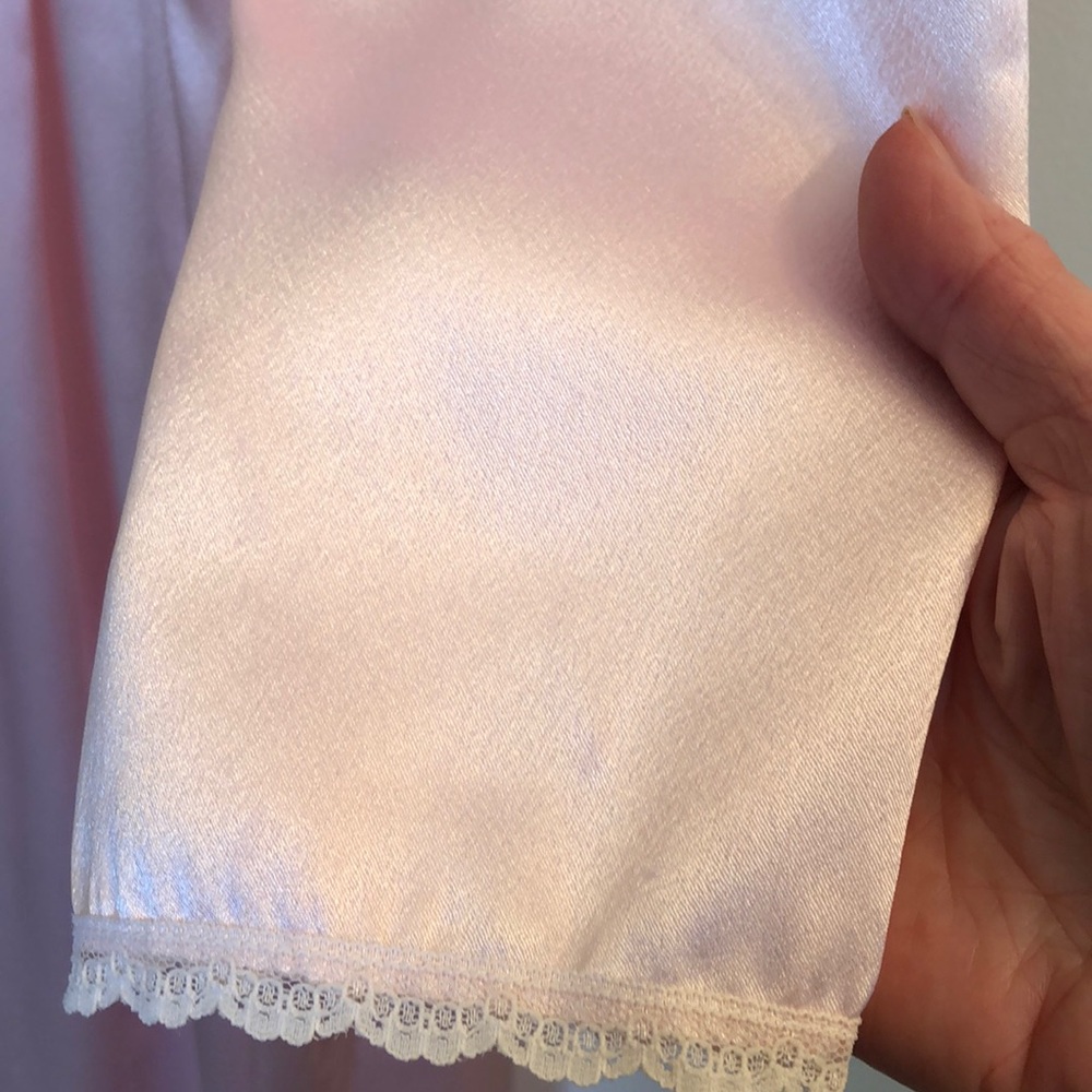 VTG Eve Stillman Lace Embroidered Nightgown size M - Picture 9 of 12